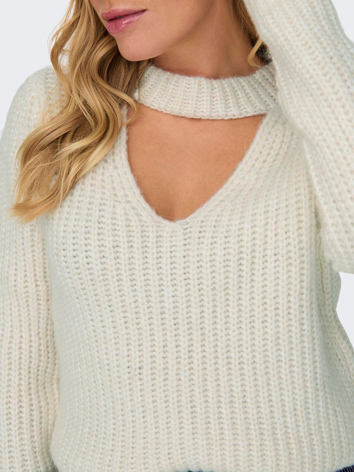 ONLRINGO Strickpullover Cloud Dancer