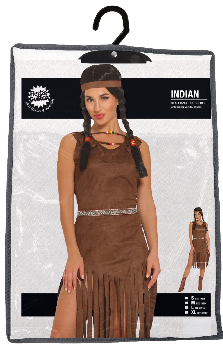 Indiaanse Jurk Beige Dames