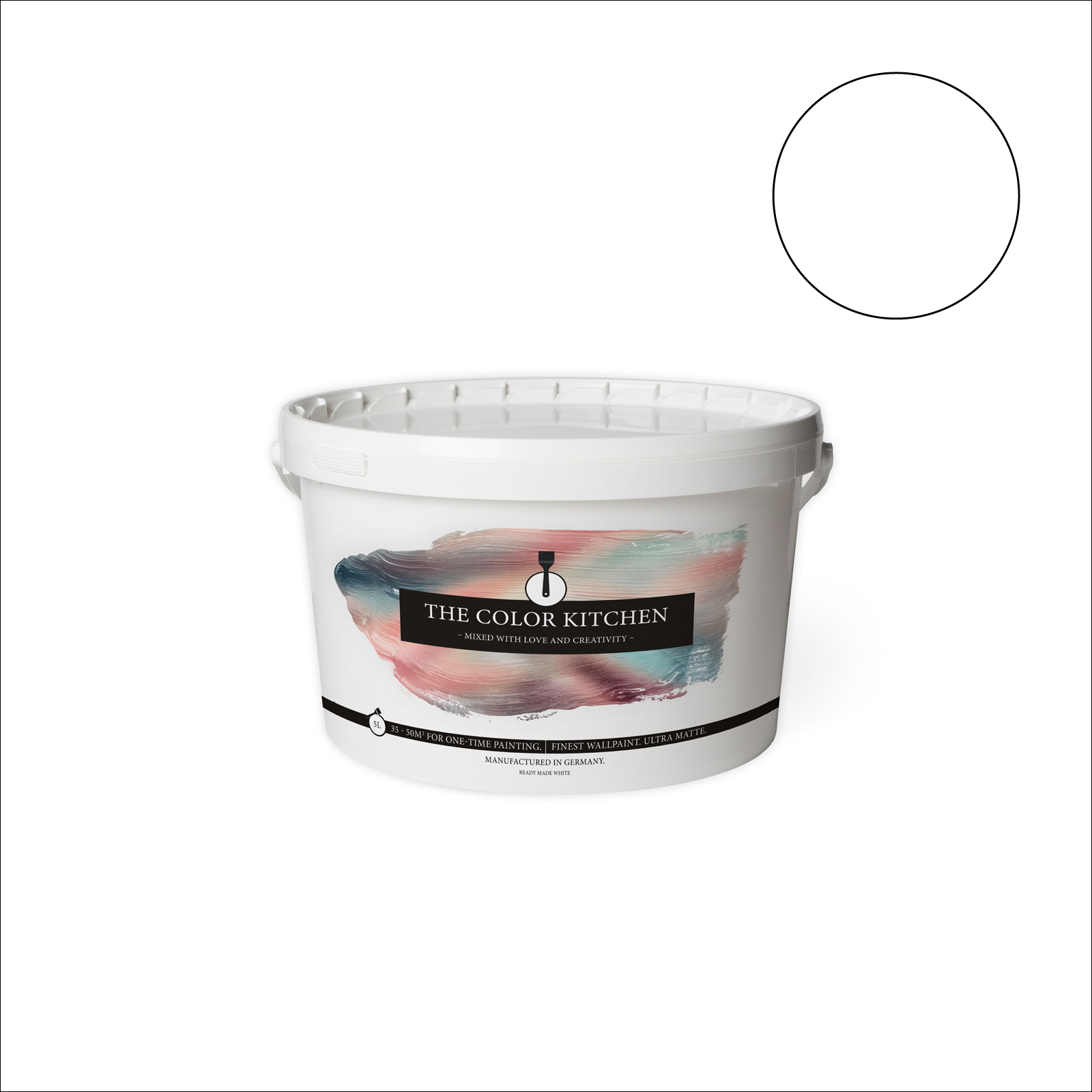 The Color Kitchen Wandfarbe Melting Marshmellow - weiß matt - 5 Liter