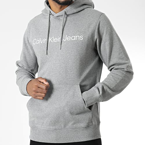 Sweat Capuche Institutional 2551 Gris Chiné