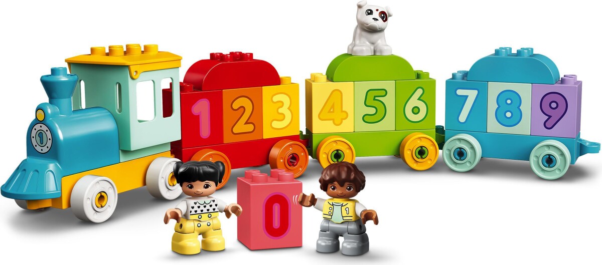 Lego Duplo - Tog Med Tal - Lær At Tælle - 10954