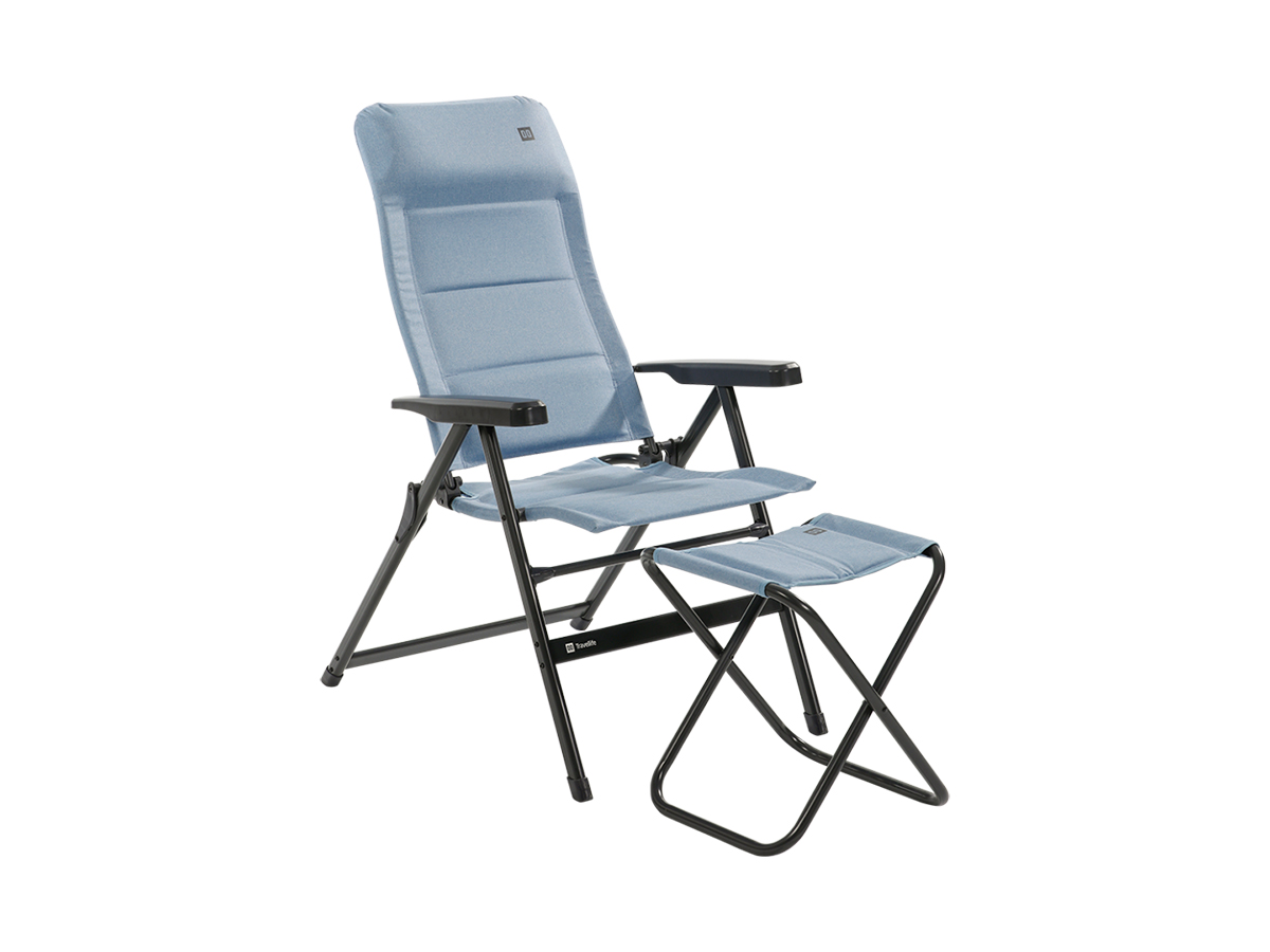 Travellife Lago Comfort standenstoel - Wave Blue
