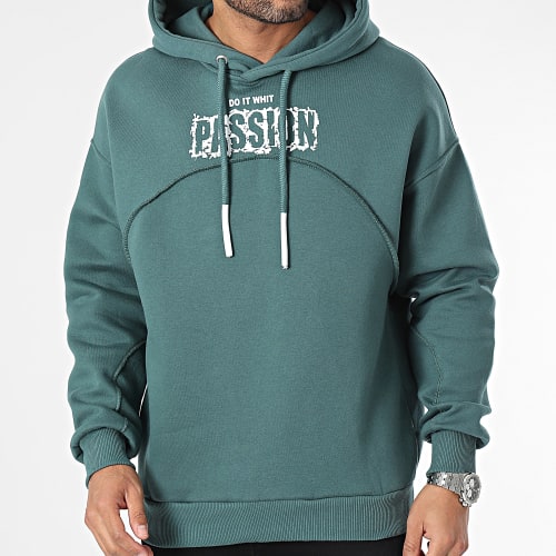Sweat A Capuche Vert