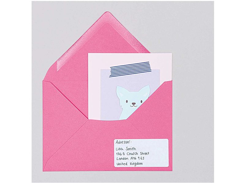 Rico Design Paper Poetry Essentials Umschlag B6 Pink Kuvert B6