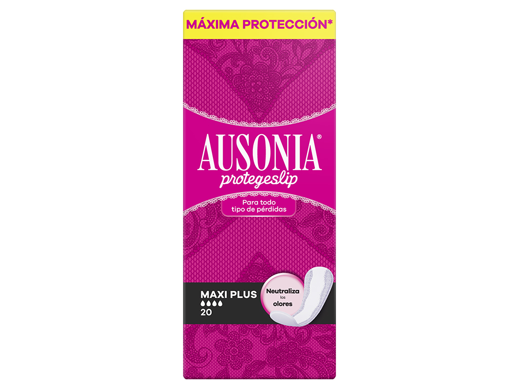 Pensos Diários Protegeslip Maxi Plus Ausonia 20 un