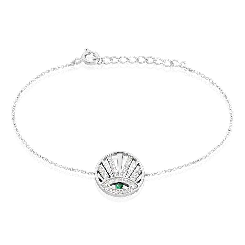 Bracelet Aries Argent Blanc Oxyde De Zirconium