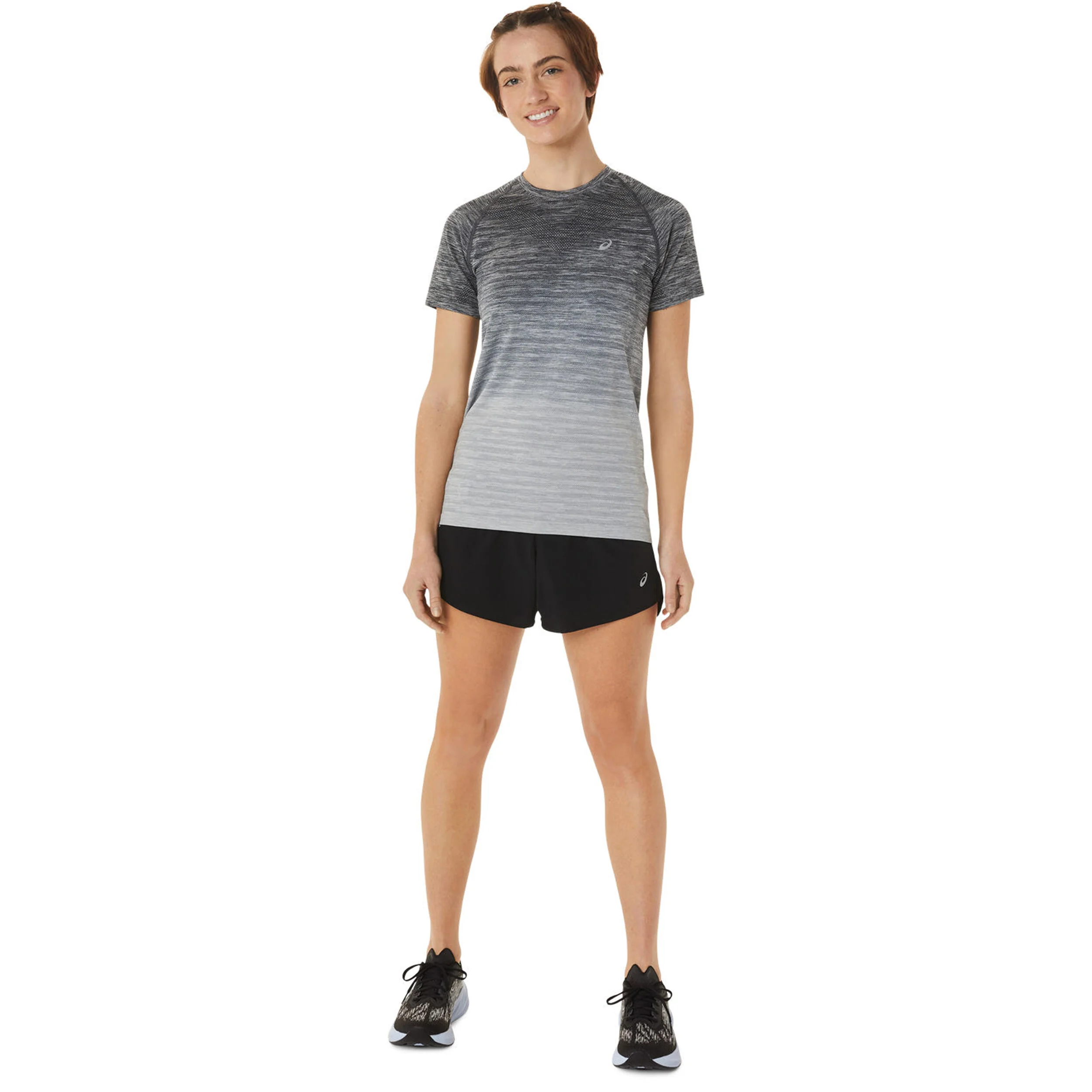 ASICS Seamless Maillot De Course Femmes - Blanc , Gris