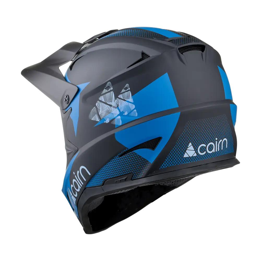 Cairn Casque intégral Noir/Bleu Adulte Cairn X Track