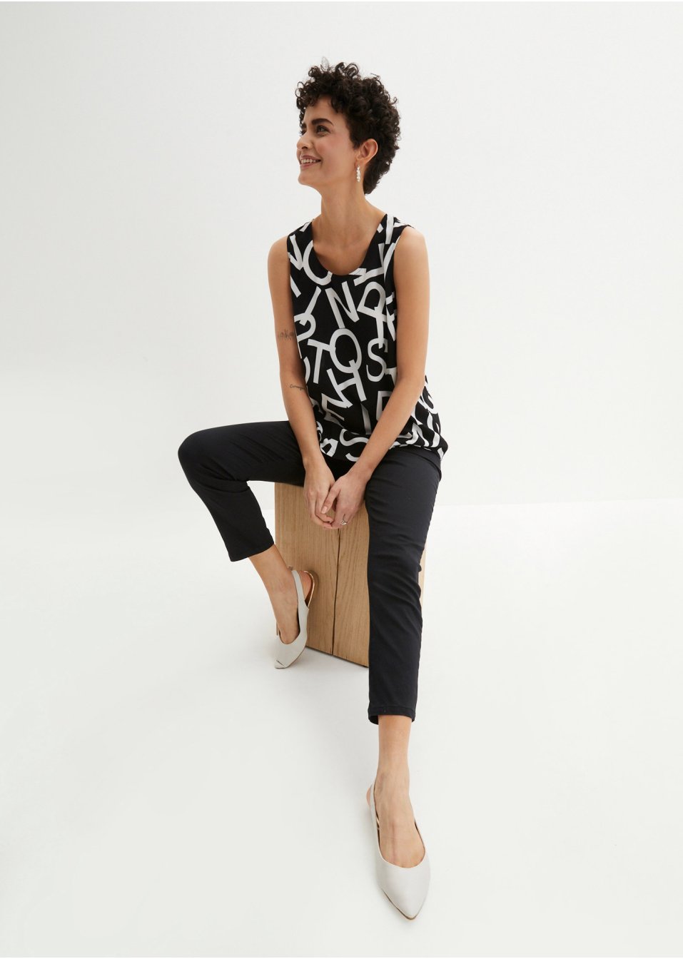 Top-blouse en viscose