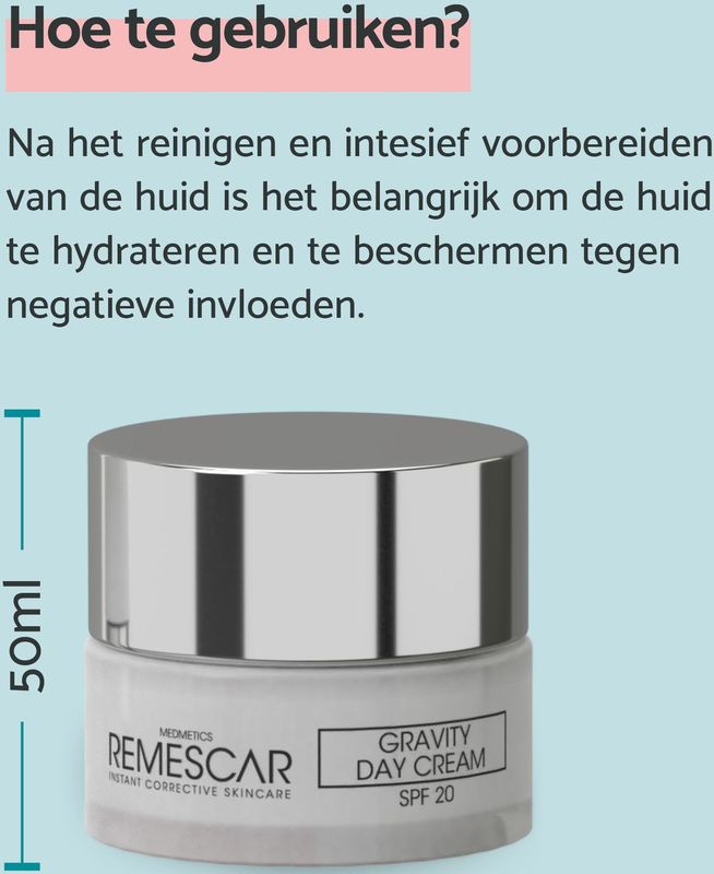 Remescar Gravity Day Cream - Dagcrème - 50 ML
