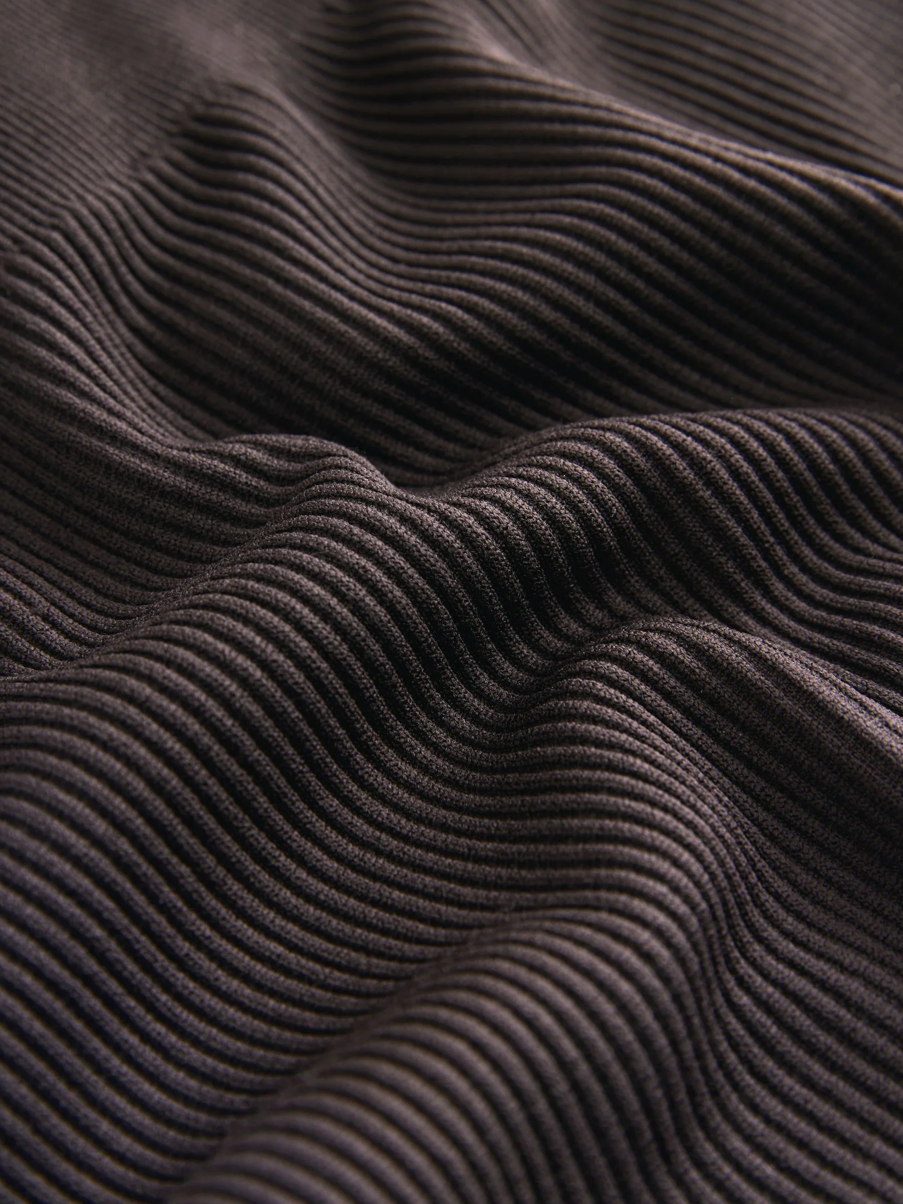 Chocoladebruin - Brushed Ribbed Leggings