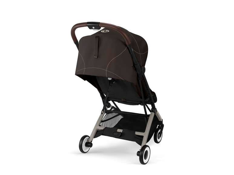 CYBEX Gold Buggy Orfeo Cocolate Brown Kompakter Reisebuggy mit Handgepäckmasse