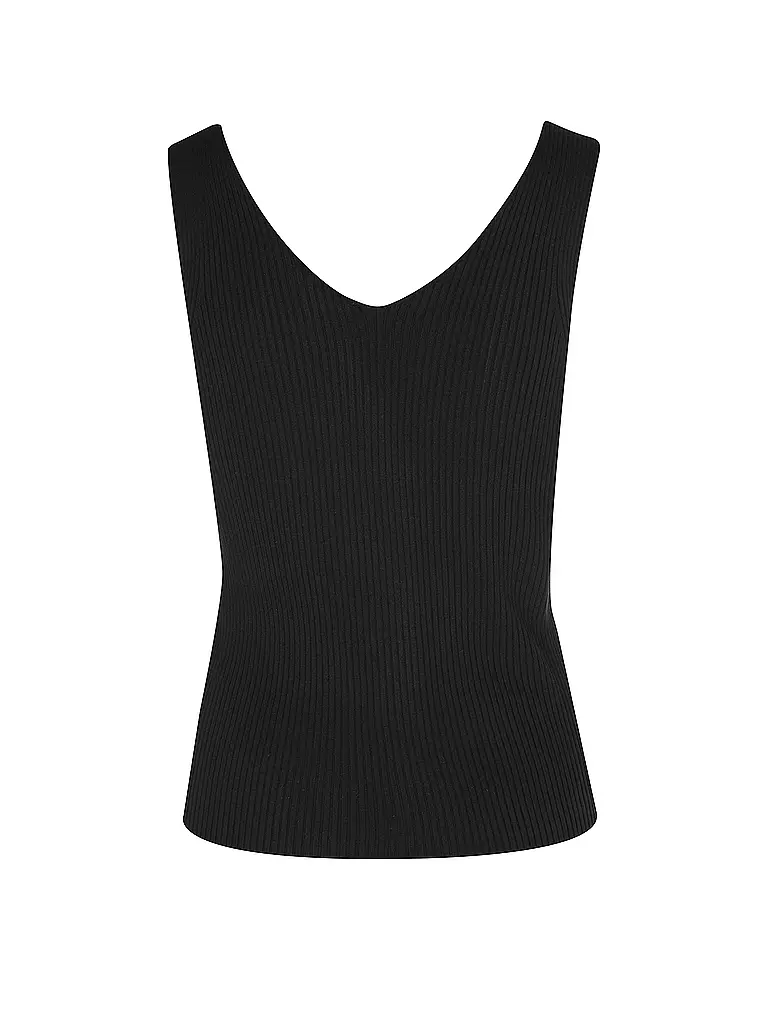 S.OLIVER Stricktop  schwarz