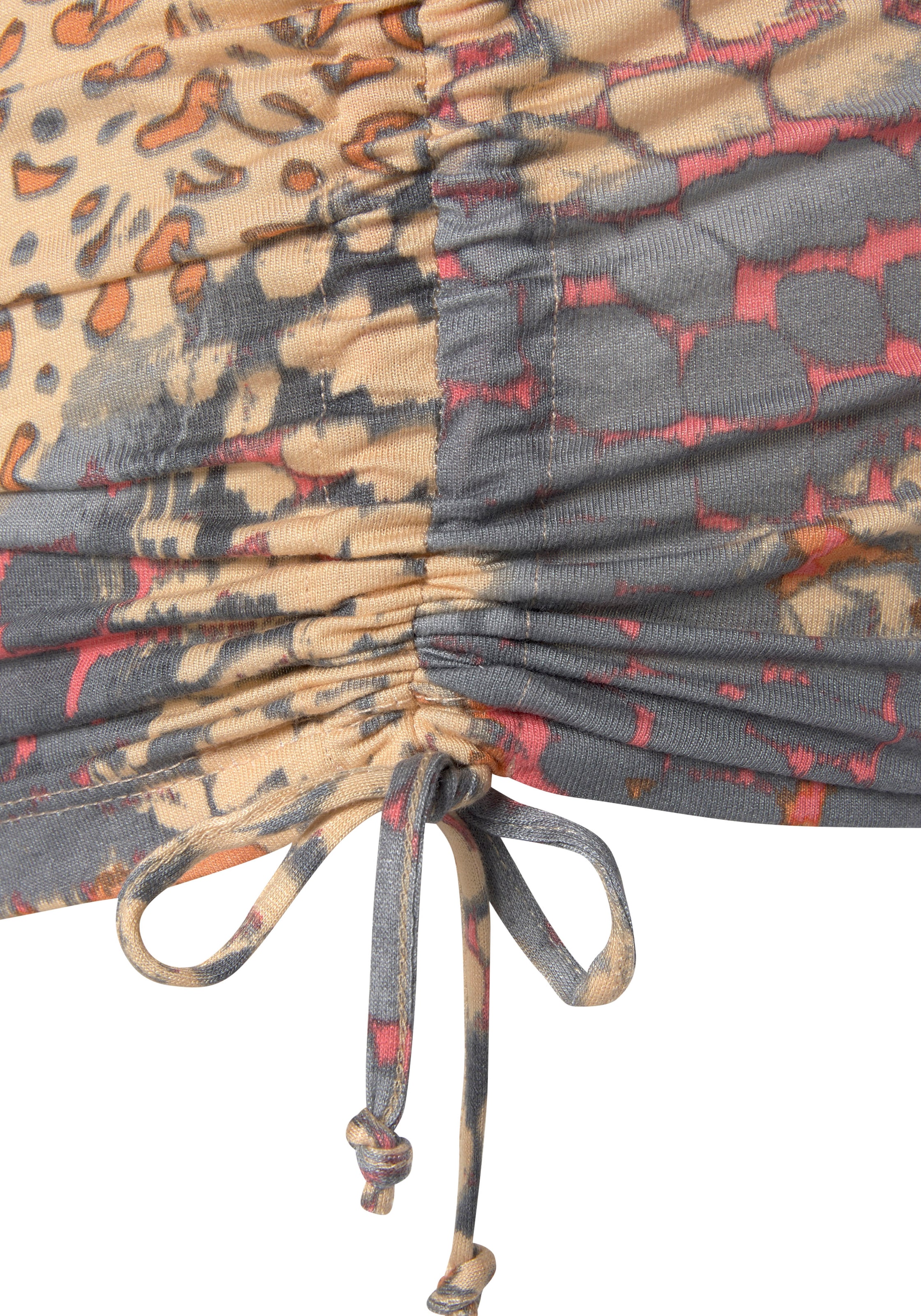 Buffalo Longshirt , mit Echsenprint, elastisches Strandkleid, Sommerkleid
