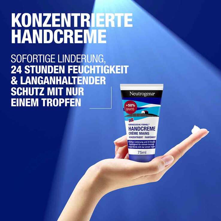 Neutrogena norwegische Formel Konzentrat Handcreme parfümiert, 75 ml