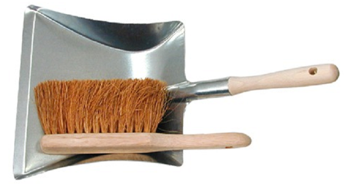 Welkoop - Stoffer & blik - 21.5 cm - Kokosvezel