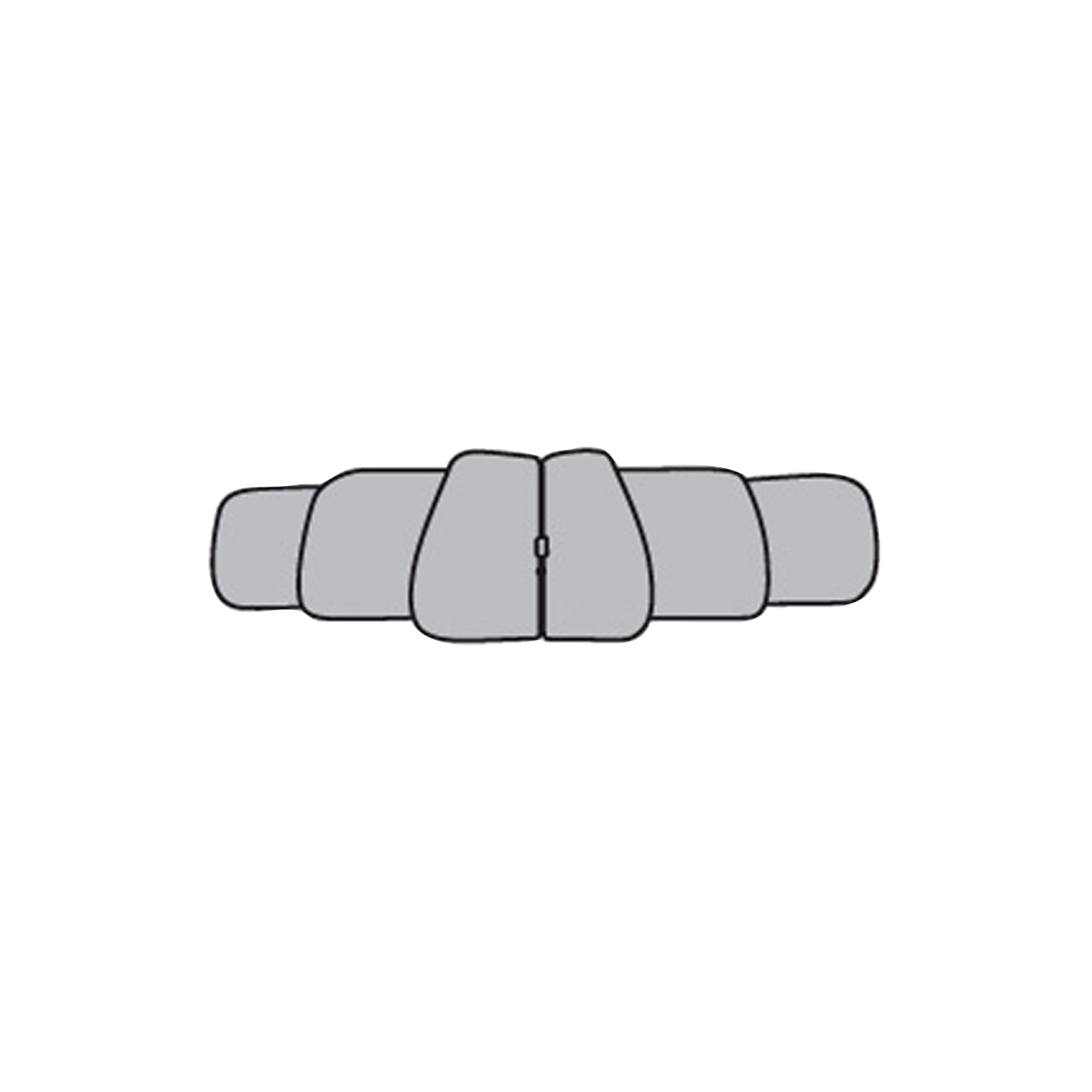 Foam Mat to 15,5 Black / Grey