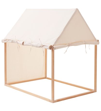 Kids Concept Spielzelt - Haus - Natur Weiß - 110x84 cm - Naturwe