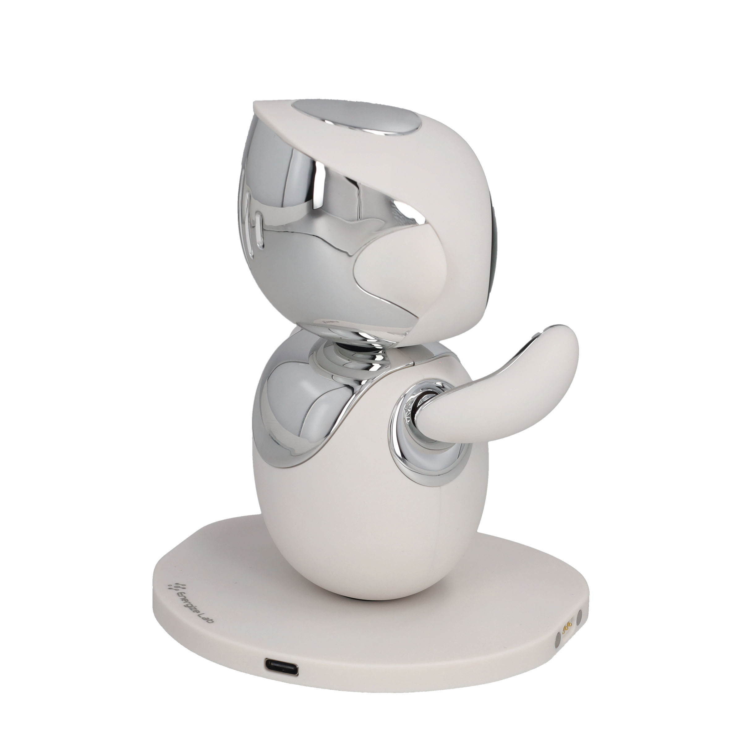 Eilik Der kleine Desktop Begleiter Bot mit unendlichem Spass - Silber (Limited Editon)