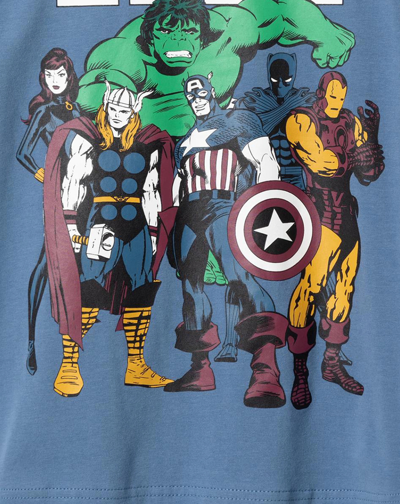 T-Shirt NKMNIKLAS MARVEL HEROES in bijou blue