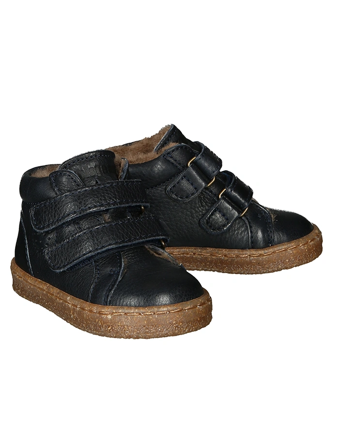 Lauflern-Schuhe VELCRO MINI gefüttert in navy
