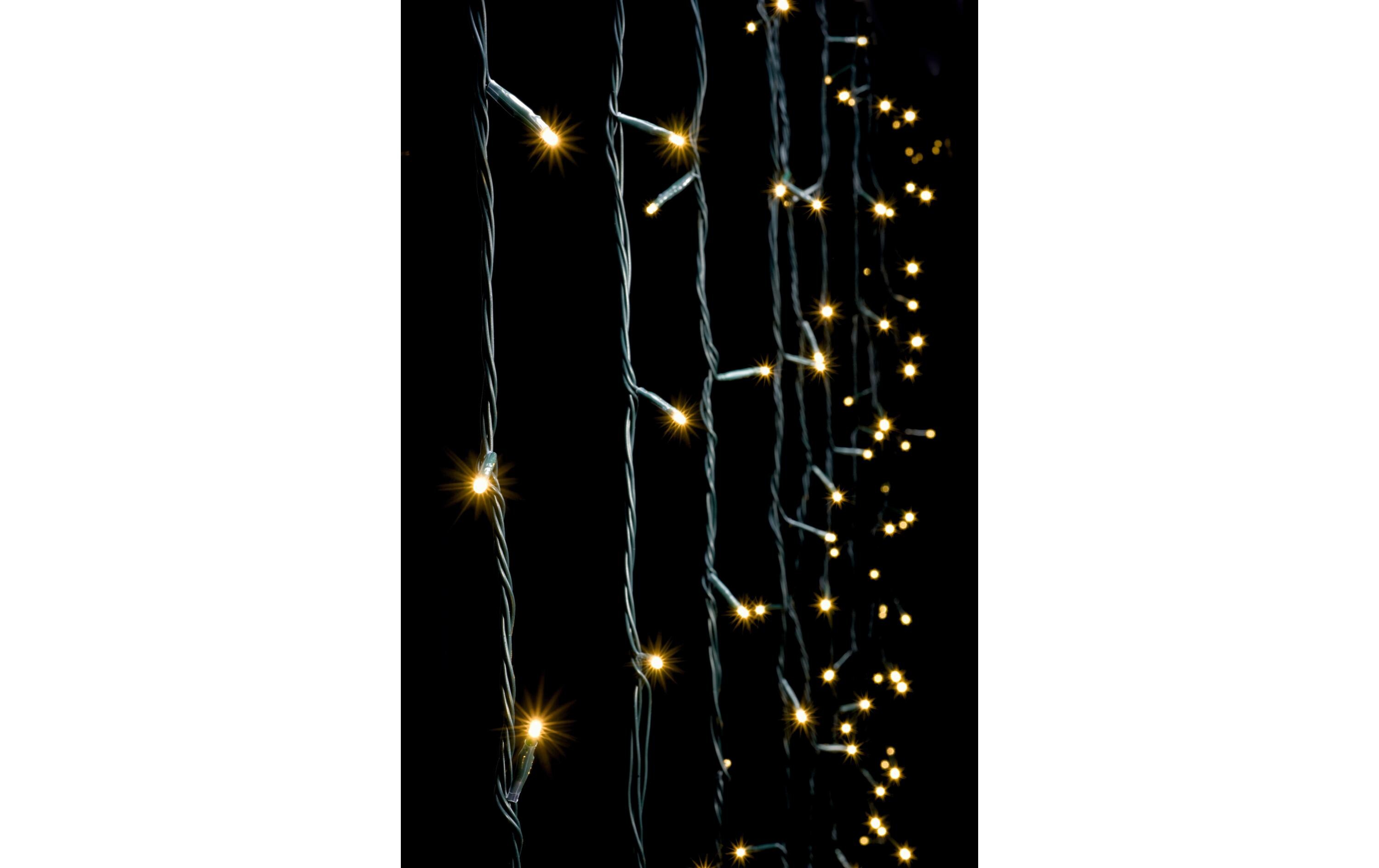 Lichtervorhang Starterkit-System Connect 2.1 x 3 m<br>Lichtervorhang mit 14 Strängen und 280 LEDs