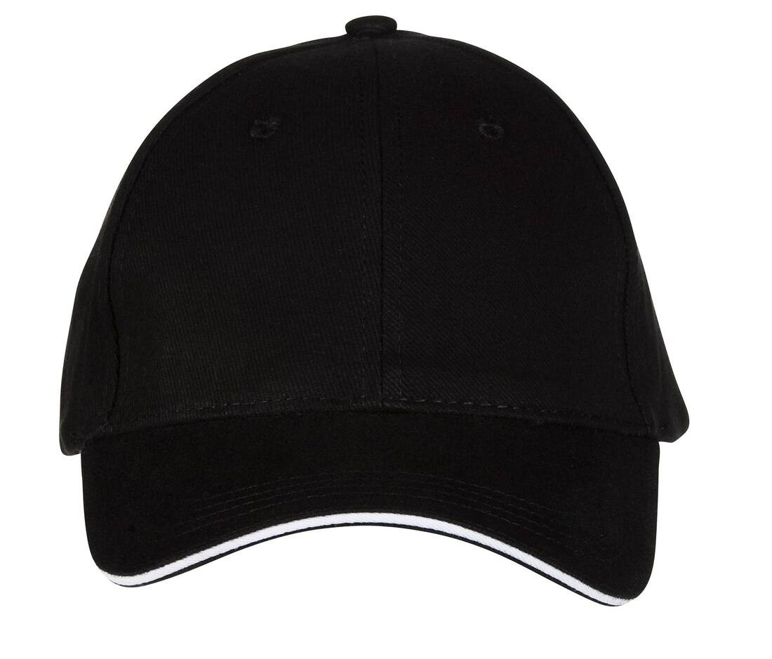 Black&Match BM911 - Casquette 6 Panneaux Sandwich