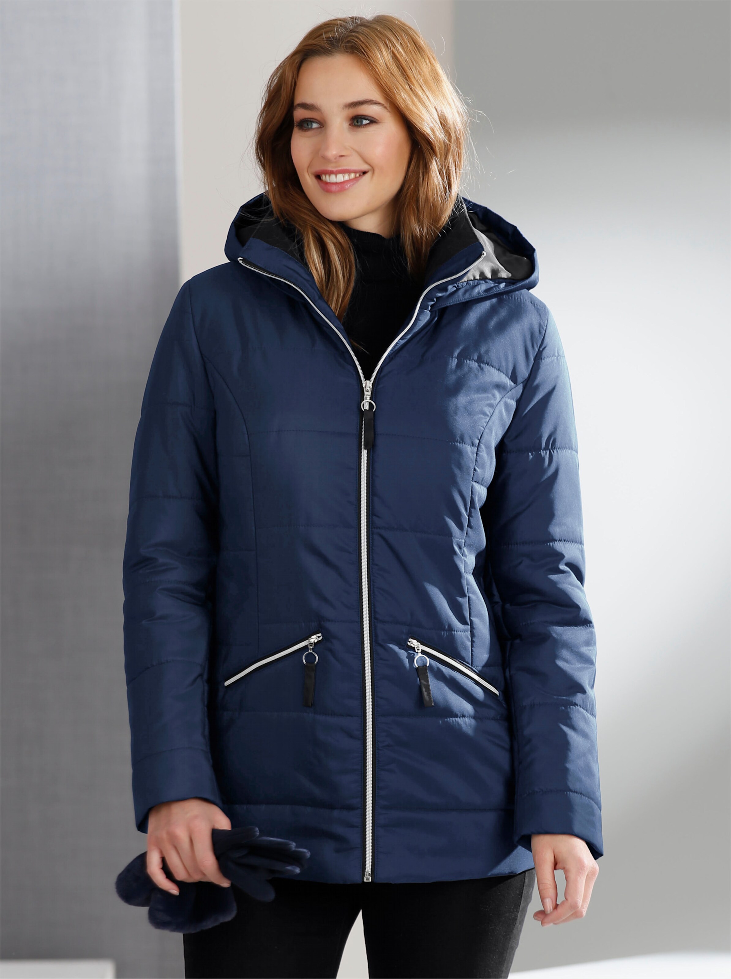 Steppjacke mit Wattierung, wärmend