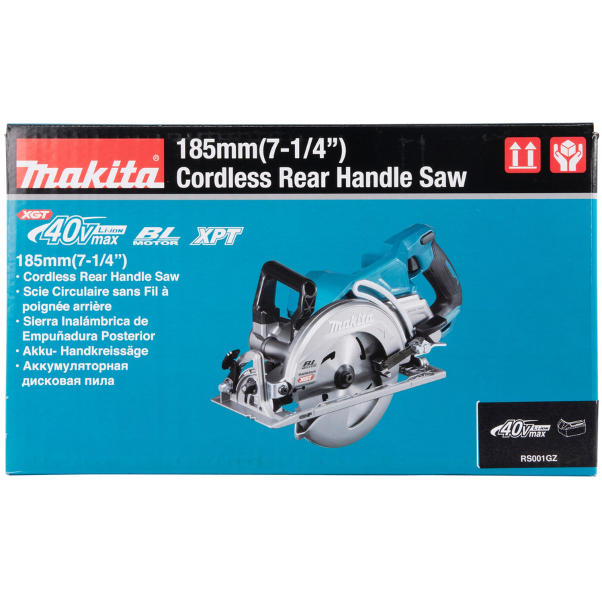 Makita Handkreissäge Akku-Handkreissäge RS001GZ XGT, 40Volt