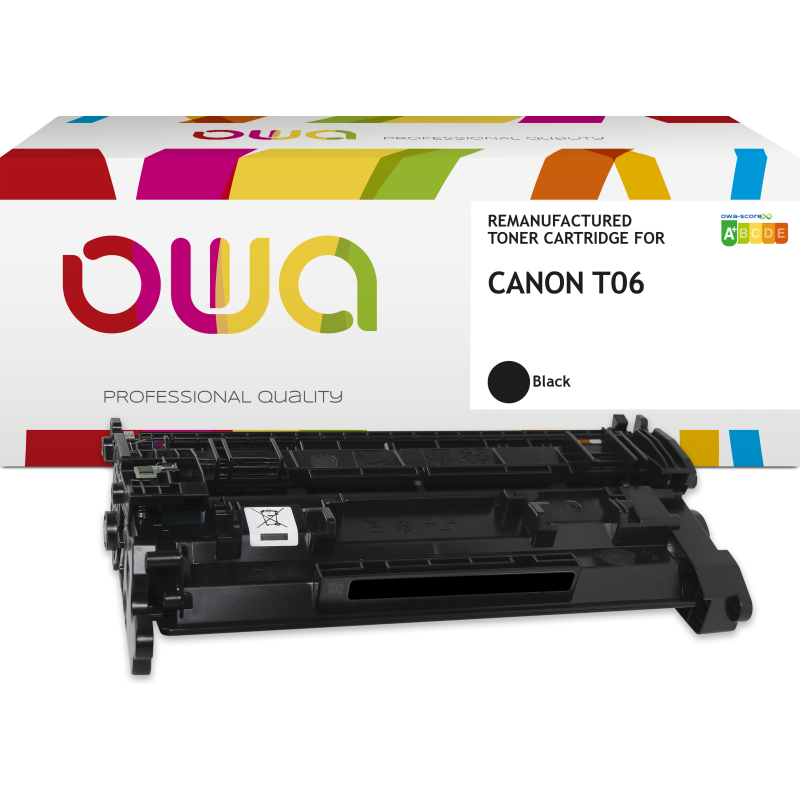Toner remanufacturé OWA - standard - Noir - pour CANON T06