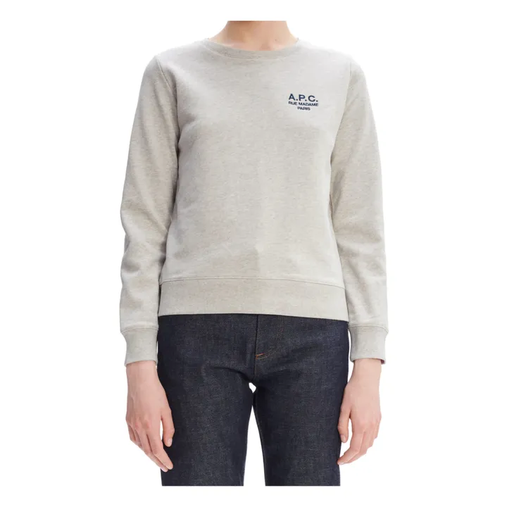 A.P.C. Sweat Skye Coton Bio | Ecru chiné