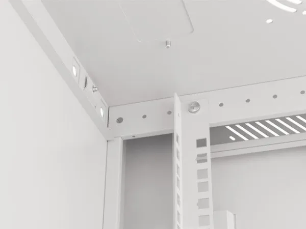 Lanberg - Rack kabinet - vægmonterbar - grå, RAL 7035 - 12U - 19