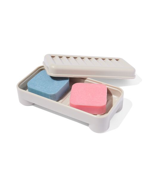 boîte à savon solide XL gris