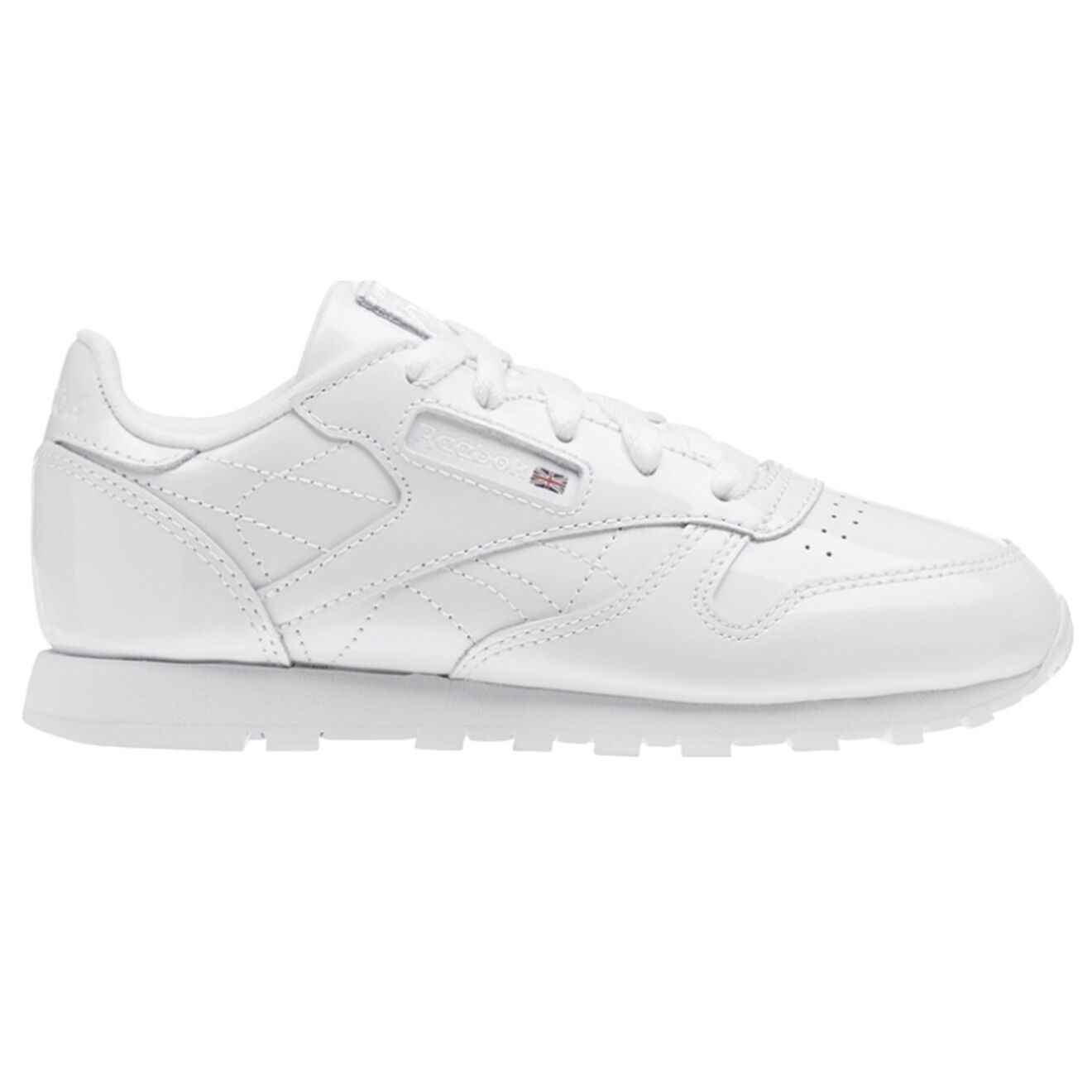Reebok Baskets en Cuir Classic Leather Patent blanches