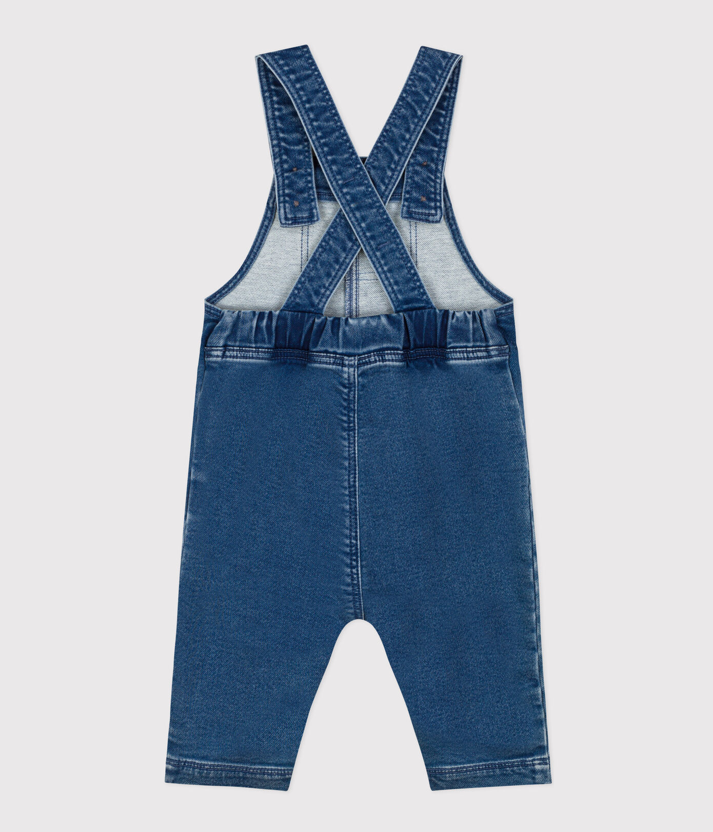 Salopette longue en denim bébé
