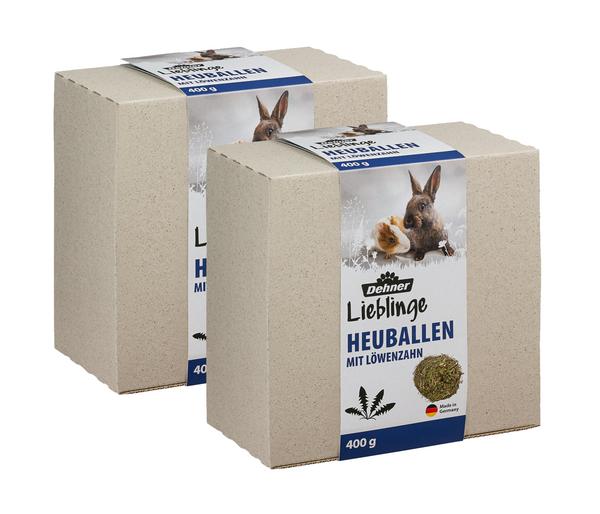 Dehner Lieblinge Heuballen im Karton, 2 x 400
