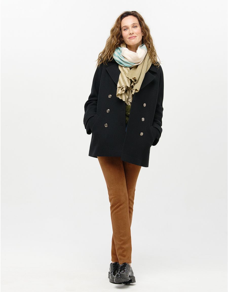 Pantalon suédine marron