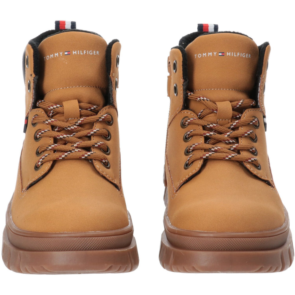 Køb Tommy Hilfiger Ochre Lace-Up Støvle