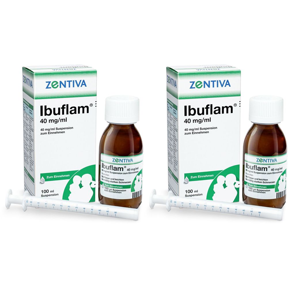 Ibuflam®40 mg/ml bei Fieber und leichten bis mäßig starken Schmerzen