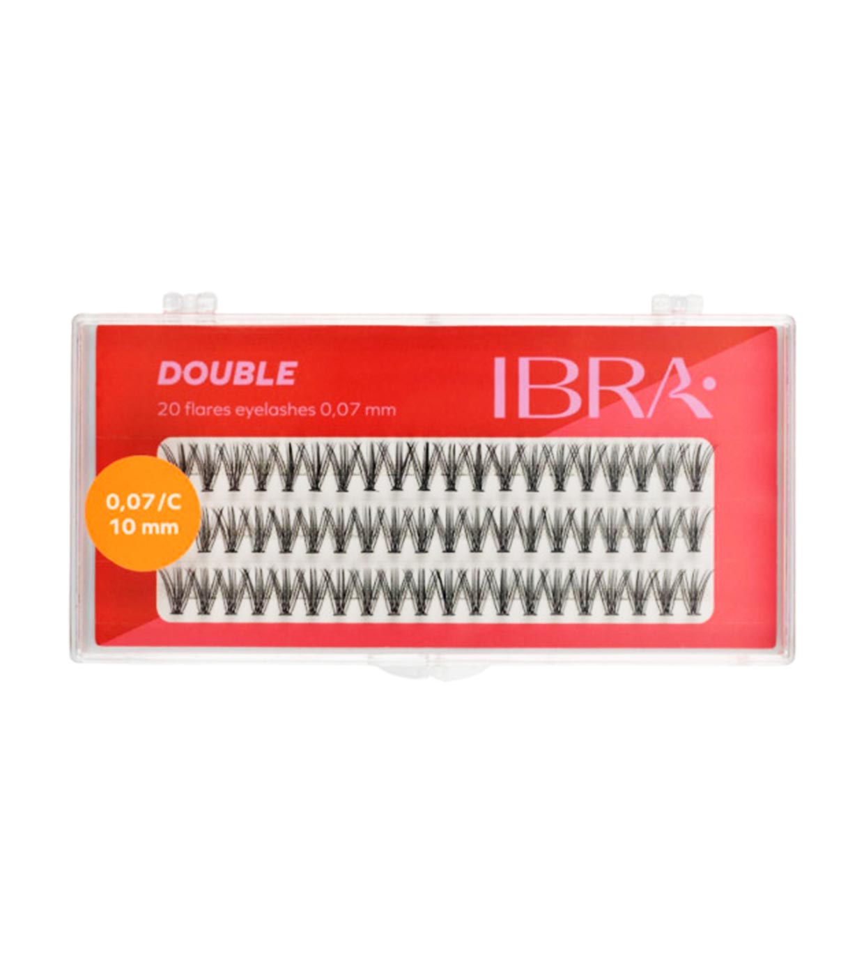 Ibra - Cílios postiços individuais 20D/0.07 C - 10mm