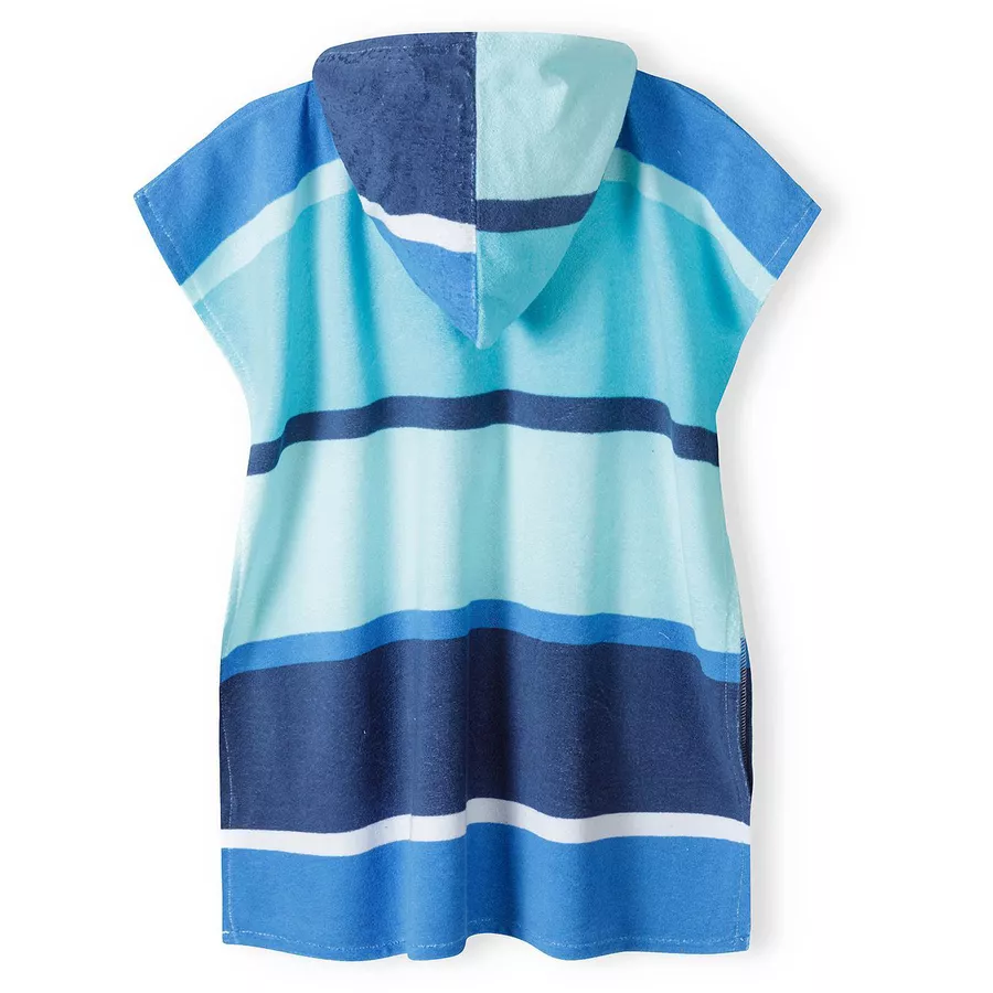 MINOTI Badeponcho BlauWeiß