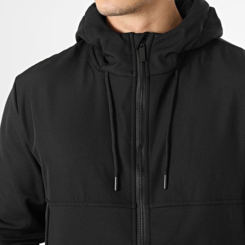 Veste Zippée Capuche E340 Noir