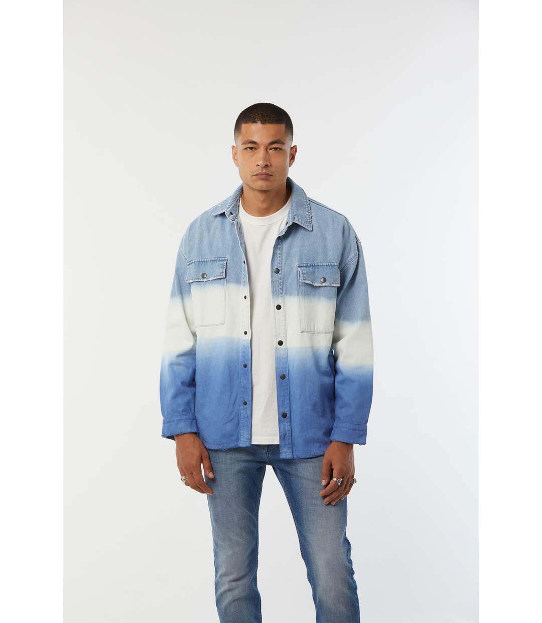 Veste manches longues coton over shirt FINEA