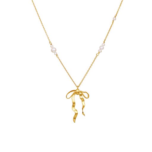 Maanesten Effie Halskæde, Gold Plated, 39 3 cm