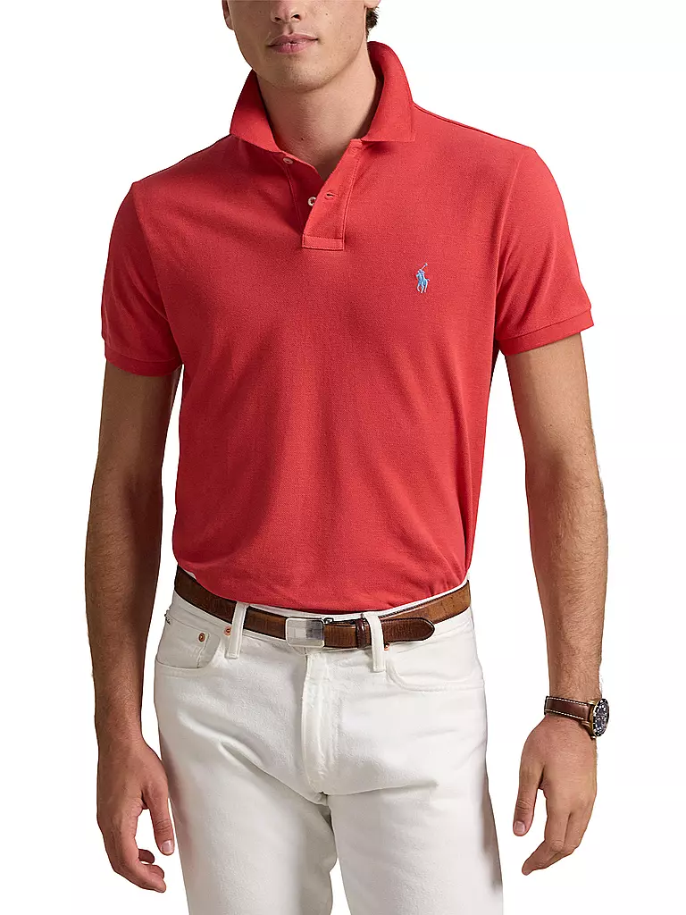 POLO RALPH LAUREN Poloshirt Custom Slim Fit rot