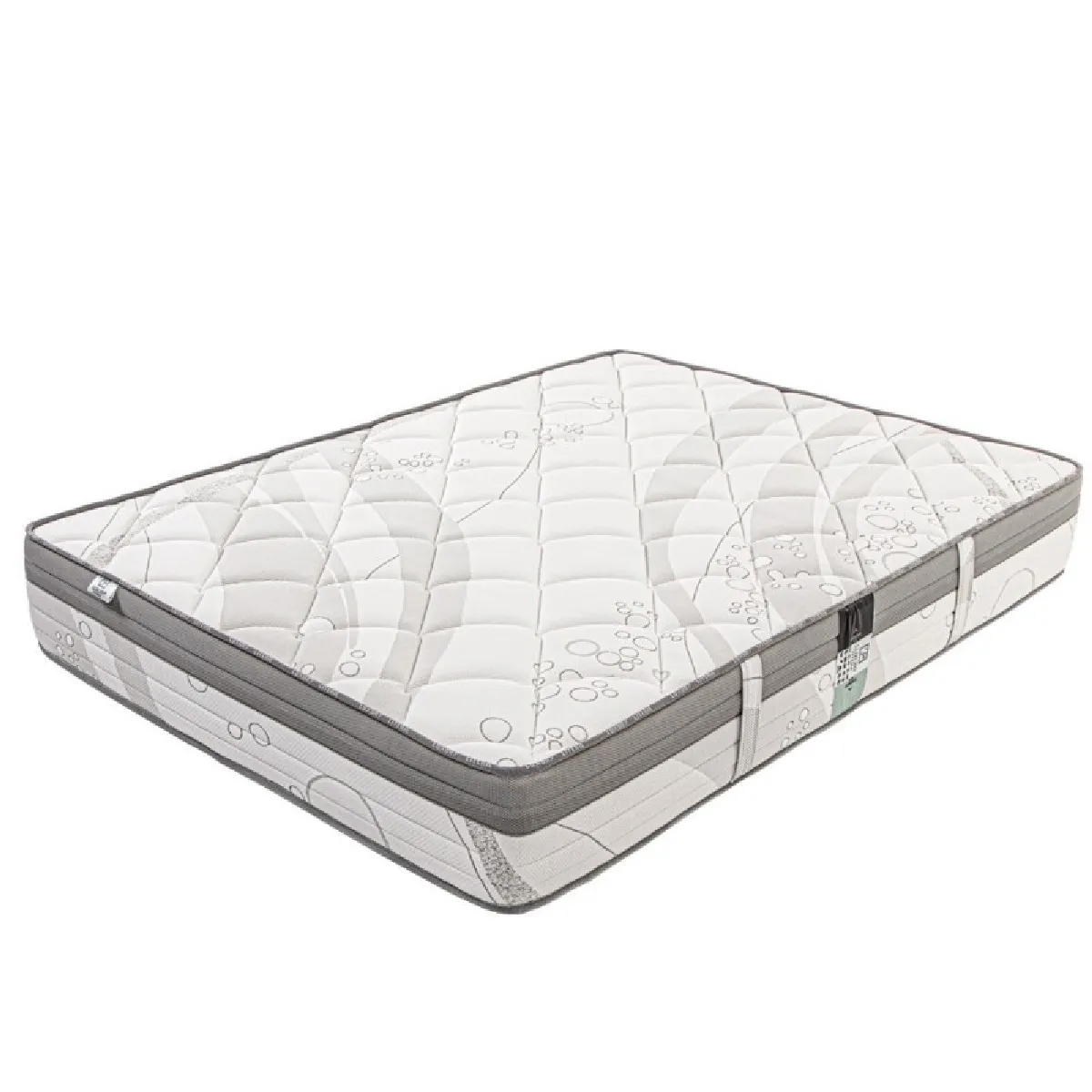 LUXURY LITERIE Matelas Relaxation 160x200 - Sommier Gris