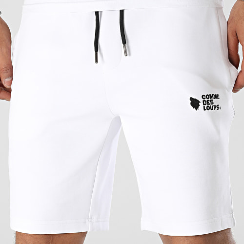 Short Jogging Geneve Blanc