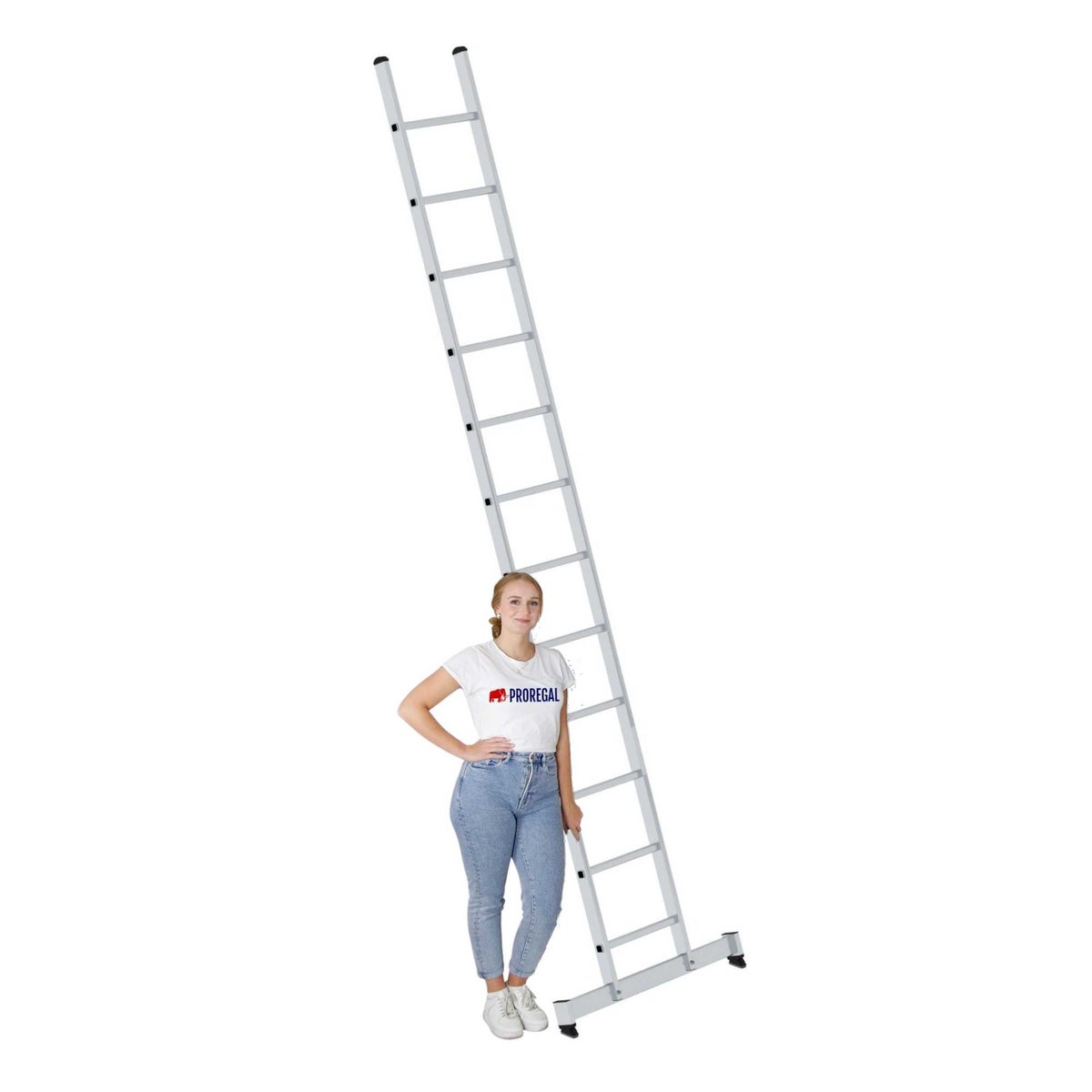 PROREGAL sportladder met dwarsbalk, 12 sporten