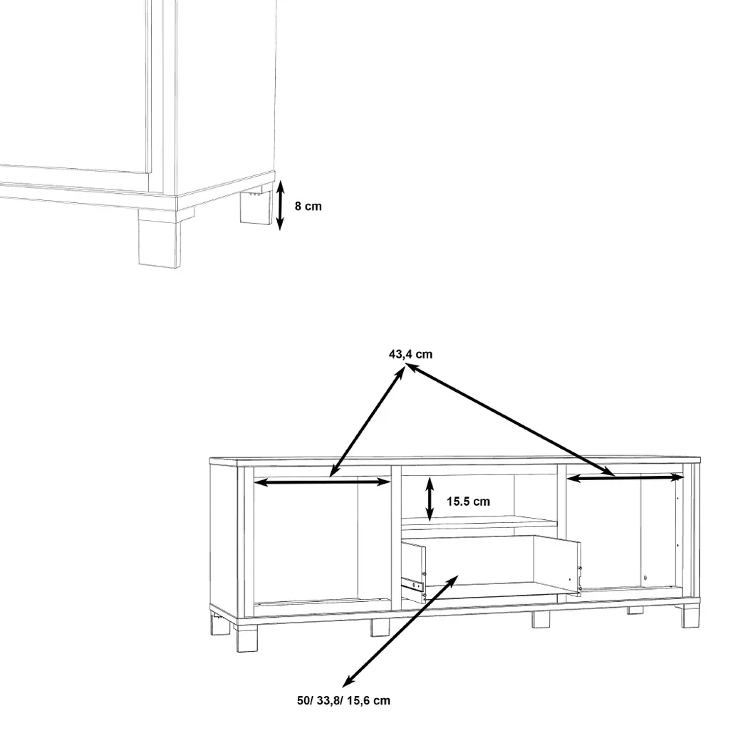 TV-Lowboard Farida