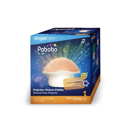 Projecteur d'étoiles Champignon rose - PABOBO